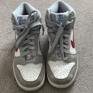 Nike Kids Sneakers Gray and Red